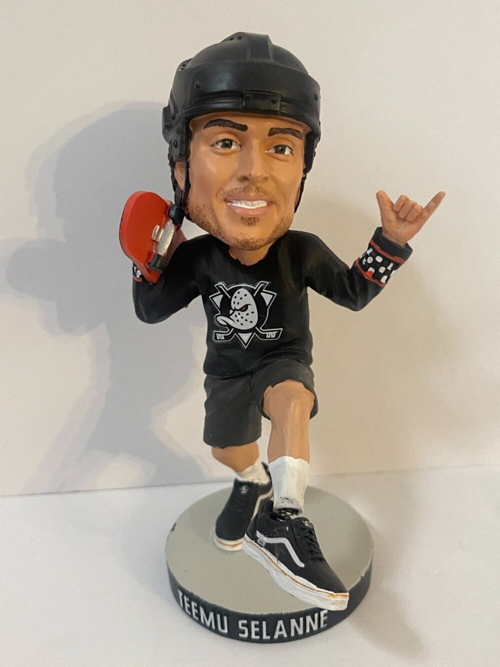 Teemu Selanne Anaheim Ducks Vans Bobblehead New w Box